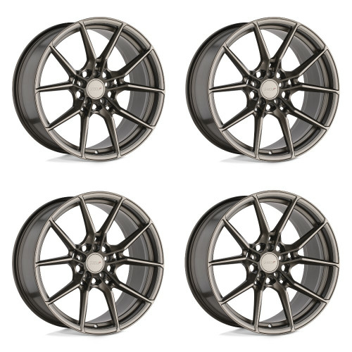 Set 4 TSW Neptune 20x8.5 5x4.25 Matte Bronze Wheels 20" 40mm Rims