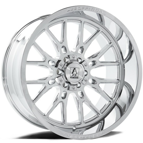 24" Axe Wheels Atlas Chrome 24x12 Wheel 8x6.5 -44mm For Chevy GMC Ram Ford Rim
