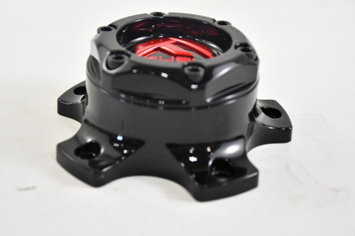 Fuel Glossy Black/Red logo Center Cap Hub Cap 1004-44GBQ 4.75"