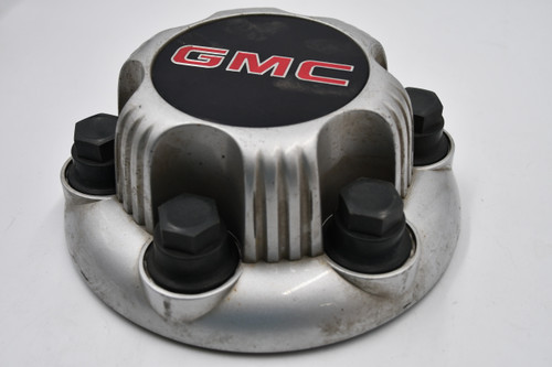 GMC Silver Wheel Center Cap Hub Cap 9596667 7.25" Sierra Suburban Safari OEM 6 Lug