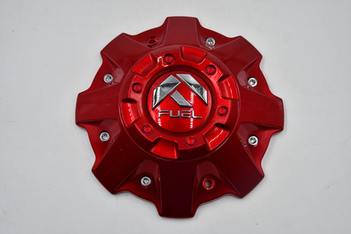 Fuel Gloss Red Wheel Center Cap Hub Cap A-1001-63GQC 8"