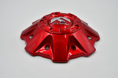 Fuel Gloss Red Wheel Center Cap Hub Cap A-1001-63GQC 8"