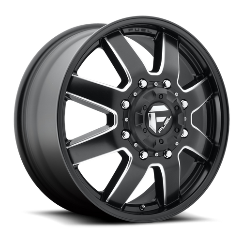 Fuel 1PC D538 Maverick 17x6.5 8x200 Matte Black Milled Wheel 17" 116mm Rim
