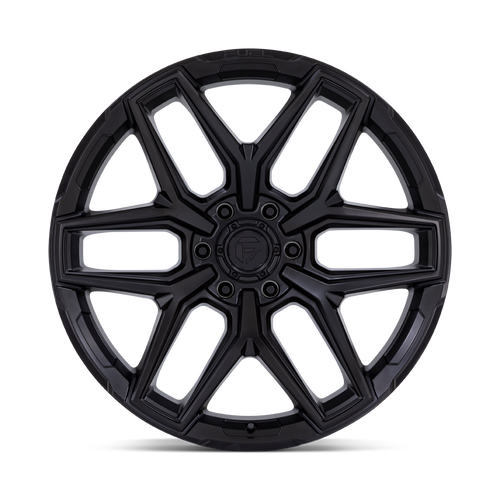 22" Fuel Flux 22x12 8x6.5 -44mm Blackout Wheel For Chevy GMC Ram Ford Truck Rim