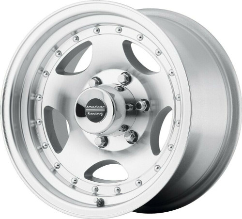 15" American Racing AR23 15x7 5x5 Machined Wheel -6mm Classic Rim