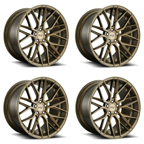 Set 4 Niche M191 Gamma 20x9 5x120 Matte Bronze Wheels 20" 35mm Rims