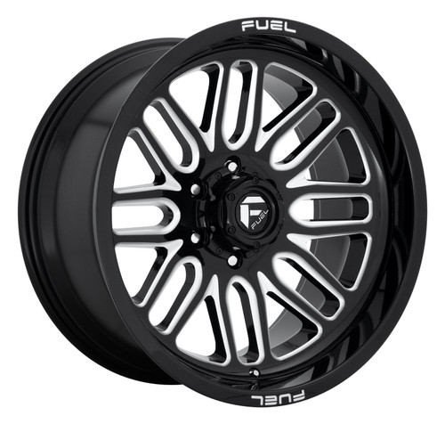 20" Fuel 1PC D662 Ignite 20x9 6x5.5 19mm Wheel Gloss Black Milled Truck Suv Rim
