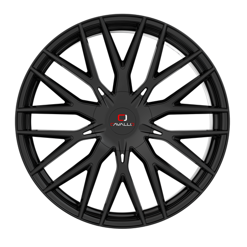 18" Cavallo CLV-45 Gloss Black Wheel 18x8 5x108 5x4.5 35mm Rim