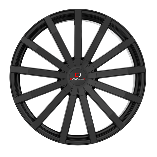 18" Cavallo CLV-52 Gloss Black Wheel 18x8 5x100 5x4.5 35mm Rim