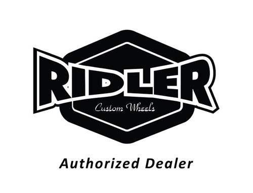 20" Ridler 606 20x10 Chrome 5x4.75 Wheel 0mm Rim