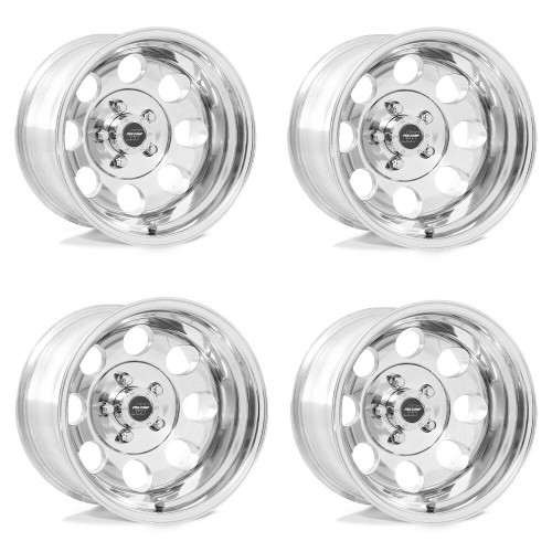 Set 4 Pro Comp PA69 Vintage 16x8 8x6.5 Polished Wheels 16" 0mm Truck Rims
