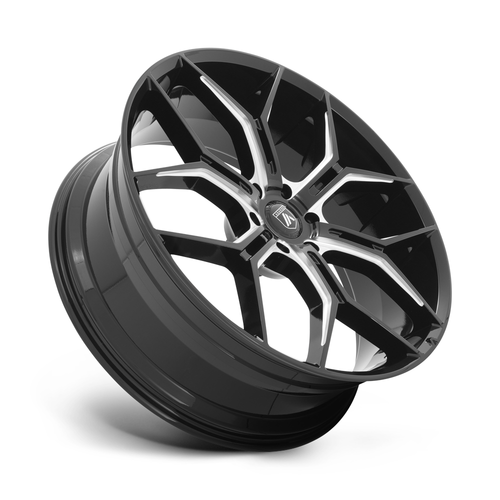 Asanti Black ABL-38 Monarch Truck 26x10 6x5.5 Gloss Black Milled Wheel 26" 20mm