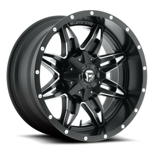 Fuel 1PC D567 Lethal 20x9 8x180 Matte Black Milled Wheel 20" 1mm Rim