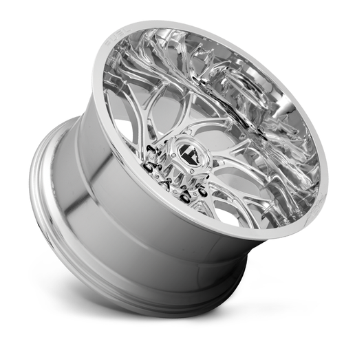 Fuel 1PC D740 Runner 22x8.25 8x210 Chrome Front Wheel 22" 105mm Rim