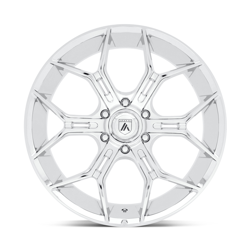 22" Asanti Black ABL-38 Monarch Truck 22x9.5 6x120 Chrome 38mm For Chevy GMC Rim