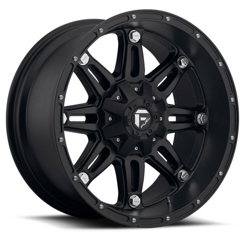 Fuel 1PC D531 Hostage 17x9 8x6.5 Matte Black Wheel 17" 1mm Rim