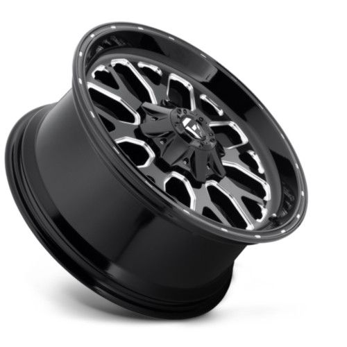 Fuel 1PC D588 Titan 20x10 5x5.5 5x150 Gloss Black Milled Wheel 20" -18mm Rim