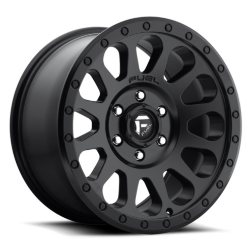 20" Fuel D579 Vector 20x10 8x6.5 -18mm Matte Black Wheel For Chevy GMC Ram Ford