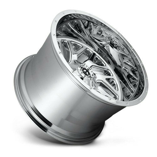 Fuel 1PC D609 Triton 22x12 8x170 Chrome Plated Wheel 22" -43mm Rim