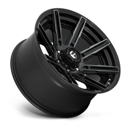 Fuel 1PC D708 Rogue 20x9 5x5.0 Gloss Machined Double Dark Tint Wheel 20" 1mm Rim