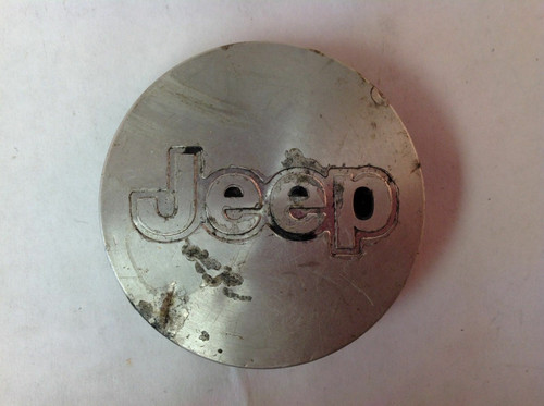 99-04 Jeep Grand Cherokee Wrangler OEM Machined Wheel Center Cap 5CF97TRM JE20D