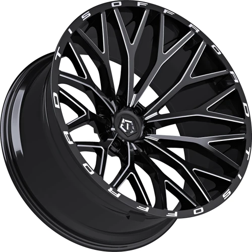 TIS 566BM 22x12 6x135 -44mm Wheels