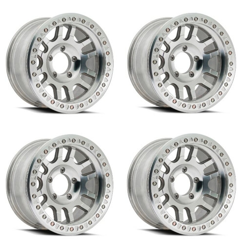 Set 4 20" Dirty Life Canyon Race Machined 20x10 Wheels 8x6.5 Lifted Rims -44mm