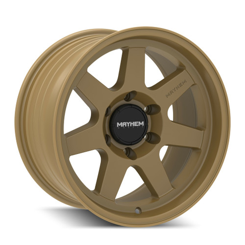 Set 4 17" Mayhem Convoy Satin Bronze 17x9 Wheels 6x135 Lifted Rims -6mm
