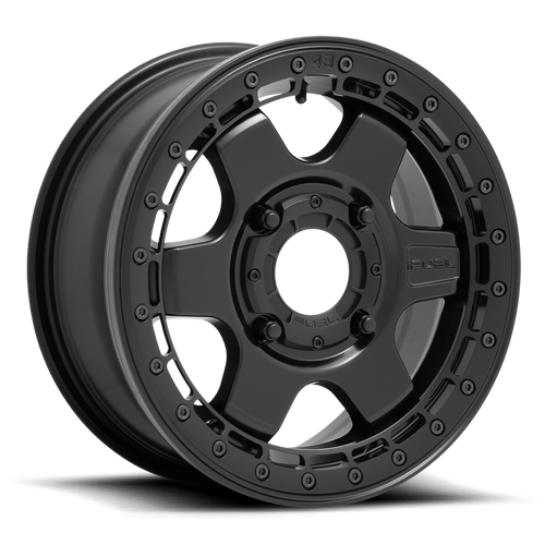 Fuel UTV D922 Block Beadlock 15x6 4x137 Matte Black Black Ring Wheel 15" 38mm