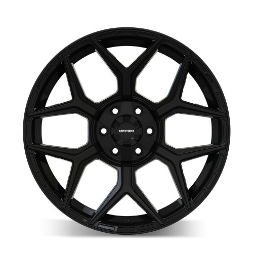 20" Mayhem Vanquish20x9 6x135 6x5.5 0mm Gloss Black Milled Wheel Truck Rim