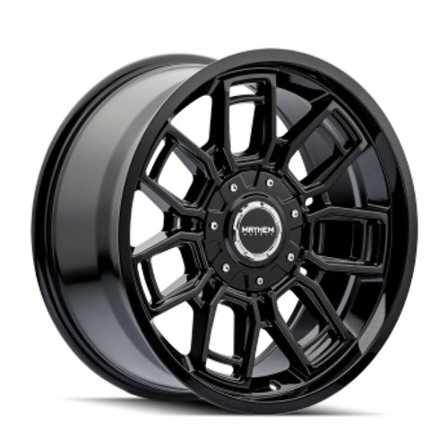 20" Mayhem Ordinance Gloss Black 20x9 Wheel 5x5 5x5.5 For Jeep Dodge Rim 0mm