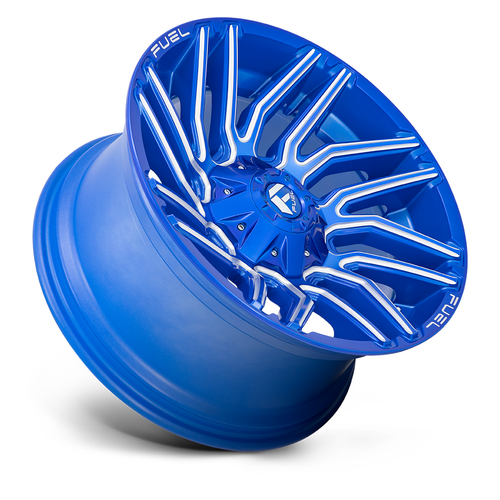 Fuel 1PC D774 Typhoon 22x10 6x135 6x5.5 Anodized Blue Milled Wheel 22" -18mm Rim