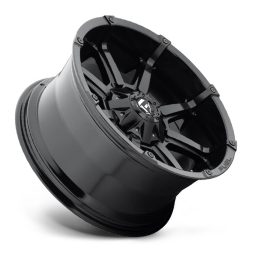 20 Fuel 1PC D575 Coupler 20x9 6x135 6x5.5 1mm Wheel Gloss Black Truck Suv Rim