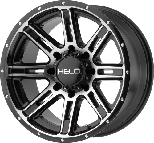 Helo HE900 20x9 5x150 Gloss Black Machined Wheel 20" 18mm Rim