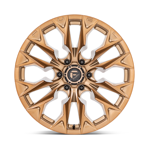 20" Fuel 1PC D805 Flame 20x10 5x5 -18mm Platinum Bronze Wheel For Jeep Truck Rim