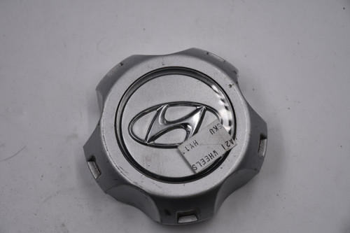 Hyundai Silver W/ Chrome Lettering Wheel Center Cap Hub Cap U036043800 3.50" OEM Hyuandai