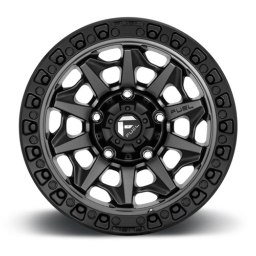 20" Fuel D716 Covert 20x9 5x5 1mm Wheel Matte Gunmetal Black Bead Ring Truck Rim