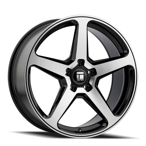 20" Touren TF96 Gloss Black Machined 20x9 Wheel 5x120 Rim 35mm