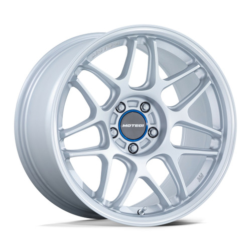 18" Motegi MR158 Tsubaki Hyper Silver W/ Machined Lip 18x9.5 Wheel 5x120 35mm