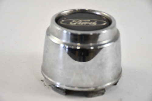 Ford Chrome/Black Center Cap Hub Cap F3AC-A1096-AA 3.25"