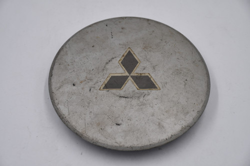 Mitsubishi Silver Center Cap Hub Cap CC600Mitsu 6" Factory OEM Snap In