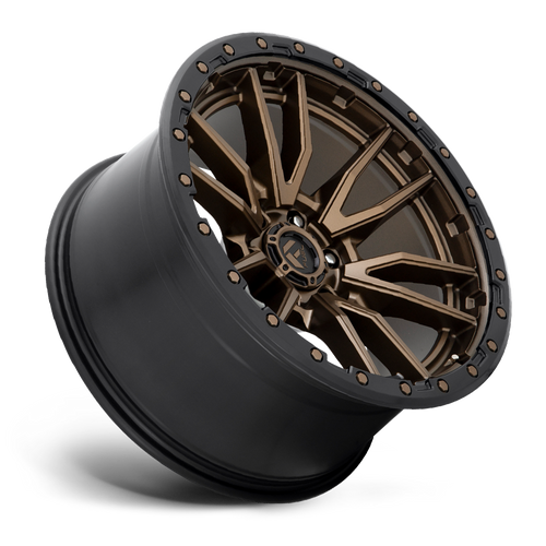 Fuel D681 Rebel 20x10 8x6.5 Bronze Black Bead Ring Wheel 20" -18mm D68120008247