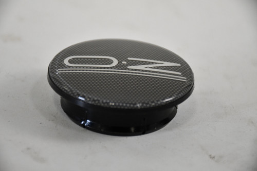 OZ Cap Gray/Chrome logo Center Cap Hub Cap D89-13-0679-00 2.175"