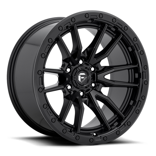 Fuel 1PC D679 Rebel 16x8 6x5.5 Matte Black Wheel 16" 1mm Rim