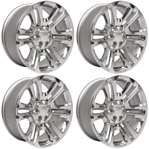 Set 4 22" OE Wheels CV99 Chrome 22x9 Wheels 6x5.5  Rims