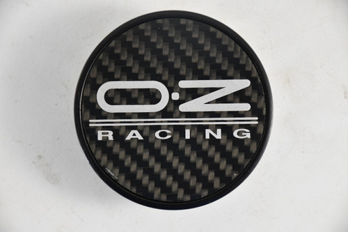 OZ Cap Black Carbon Fiber Center Cap Hub Cap M676 2.50"