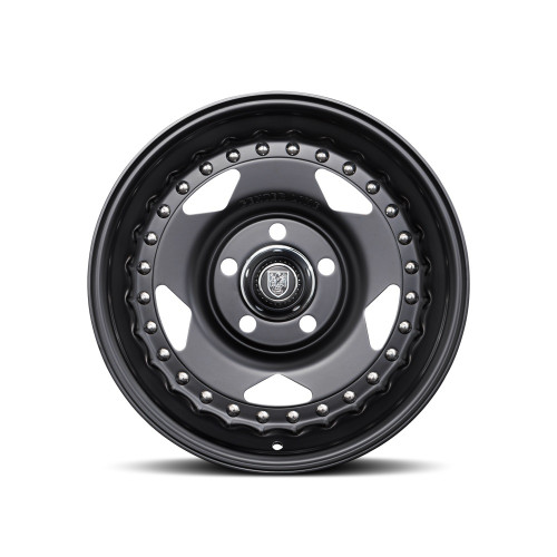 15" Center Line Convo Pro 2.0 Satin Black Center & Black Lip 15x7 5x4.5 -06mm