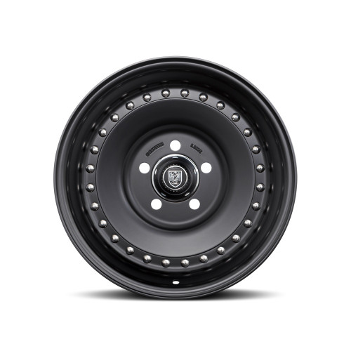 15" Center Line Auto Drap 2.0 Satin Black Center Black Lip 15x8.5 5x4.75 03mm