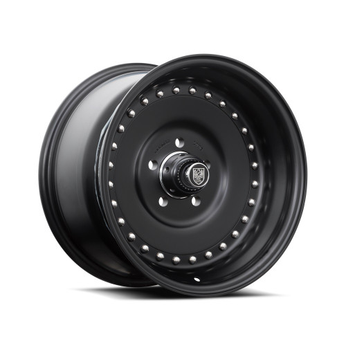 Set 4 15" Center Line Auto Drag 2.0 Black Center Black Lip 15x8.5 5x4.5 03mm Rim