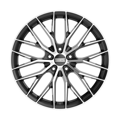 21" Fondmetal Makhai Gloss Black Machined 21x9 Wheel 5x112 26mm Rim